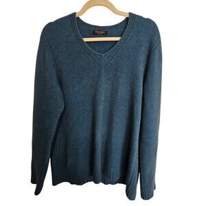 McDonald New Zealand Womens Wool Sweater Size L Quiet Luxury Classic Minimalist